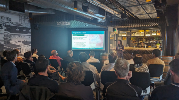 Master's Student Hyun-Wook Jo Attends ASEG Tech Night in Australia