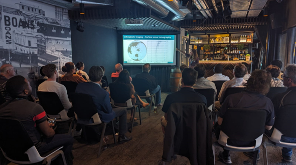 Master's Student Hyun-Wook Jo Attends ASEG Tech Night in Australia