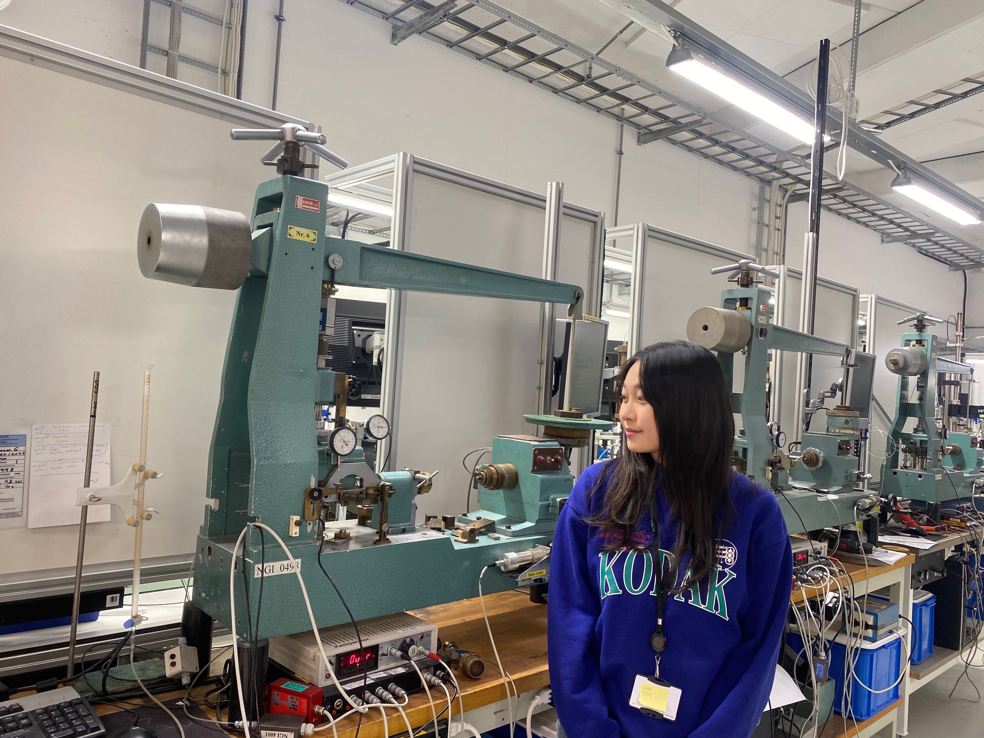 PhD Candidate Sea-Eun Park Tours NGI Laboratory