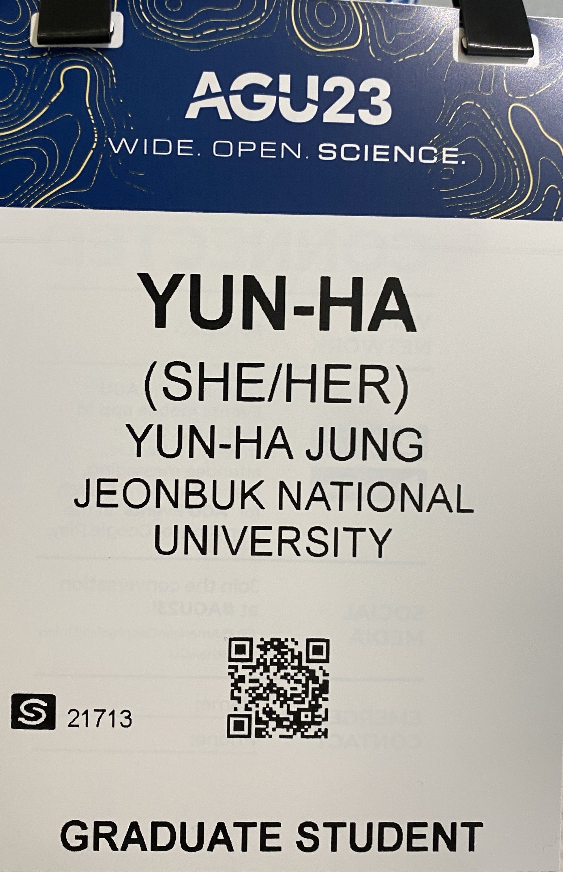 Master's Student Yun-Ha Jung Presents Utah FORGE Full-Waveform Inversion Research at AGU Conference