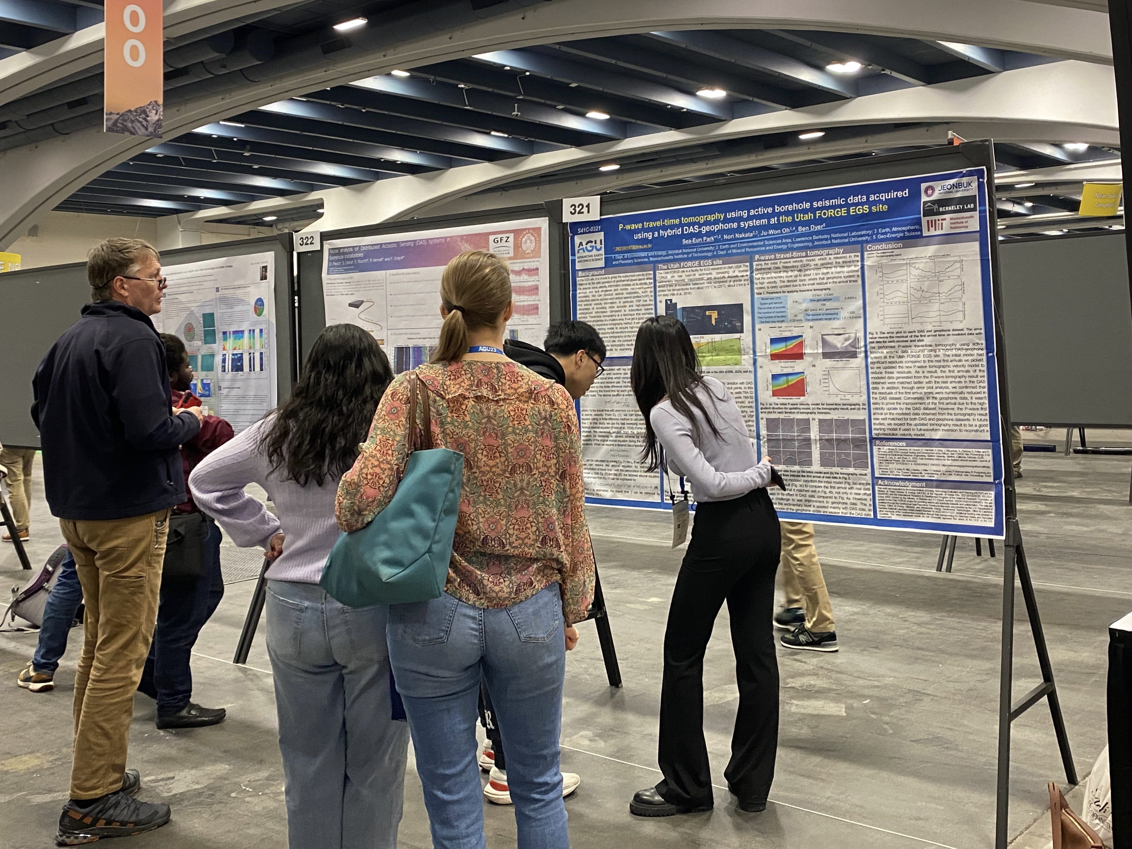 PhD Candidate Sea-Eun Park Presents Research on DAS-Geophone Hybrid System at AGU Conference
