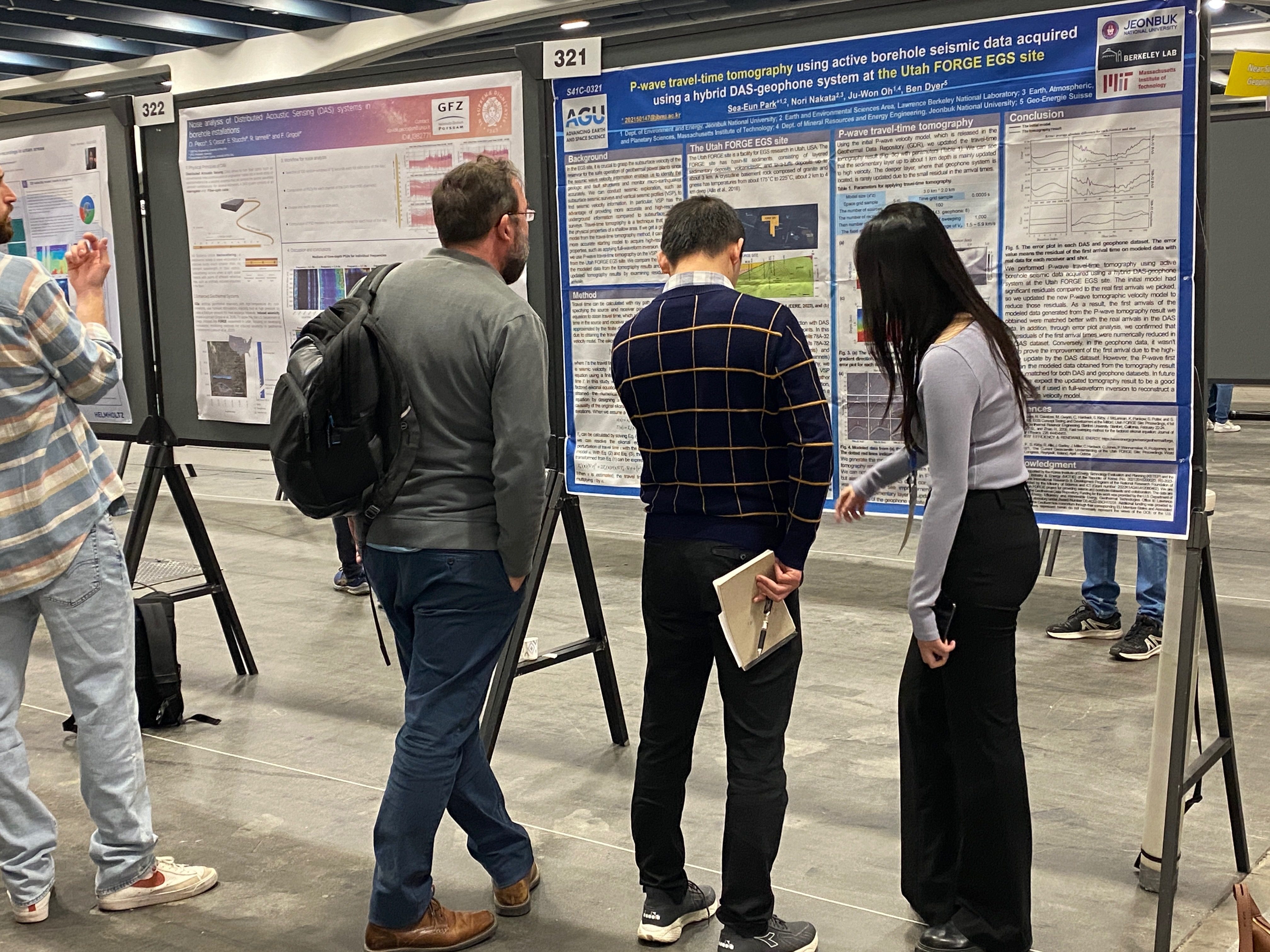 PhD Candidate Sea-Eun Park Presents Research on DAS-Geophone Hybrid System at AGU Conference