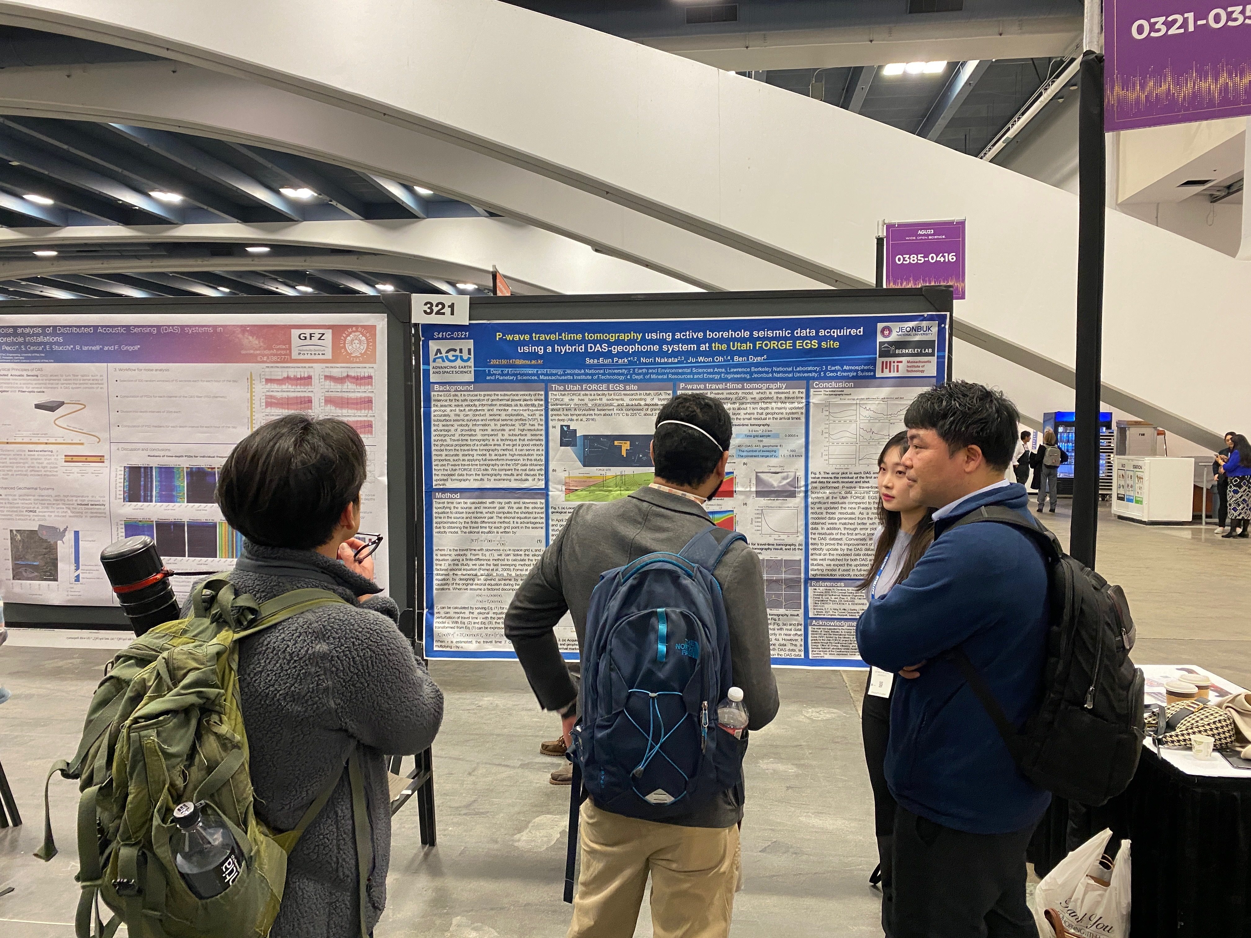 PhD Candidate Sea-Eun Park Presents Research on DAS-Geophone Hybrid System at AGU Conference