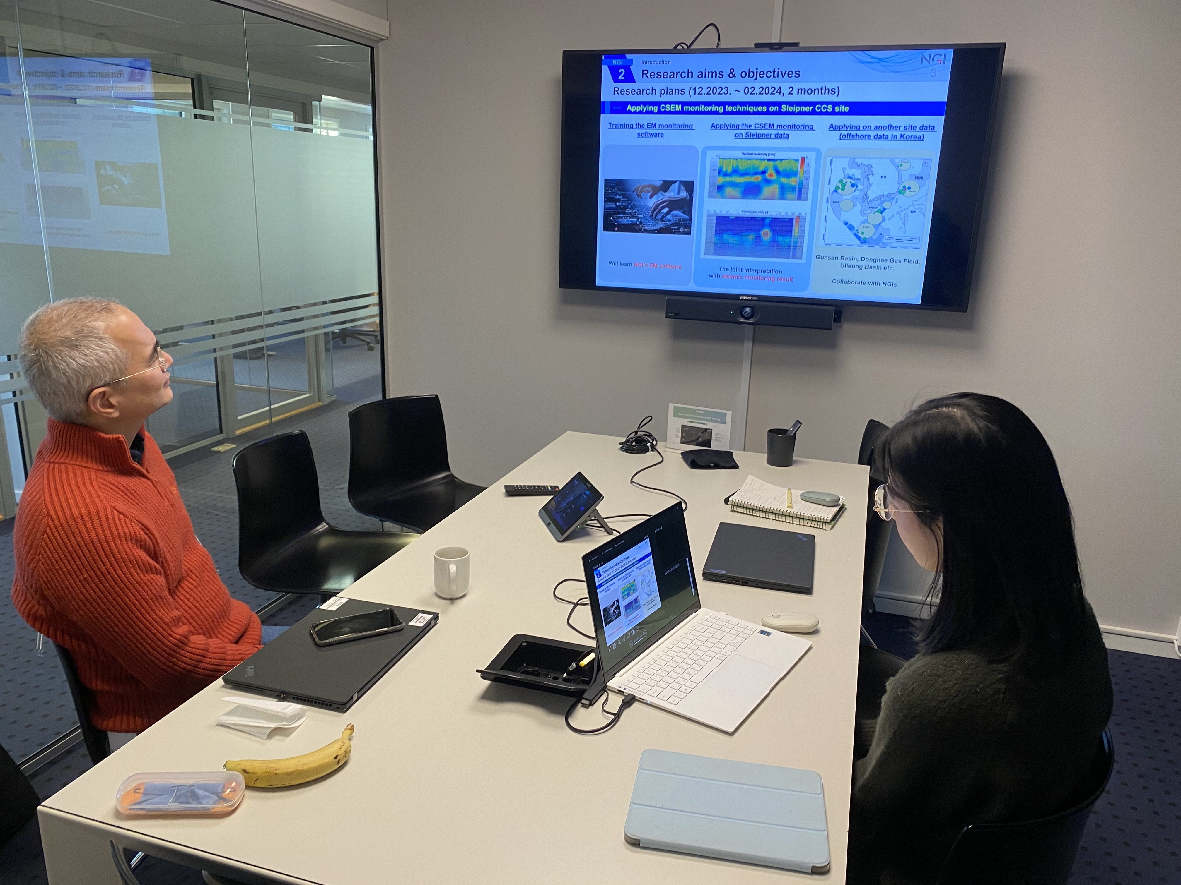 Undergraduate Student Yun-Gon Park Begins Dispatch Research at NGI, Norway