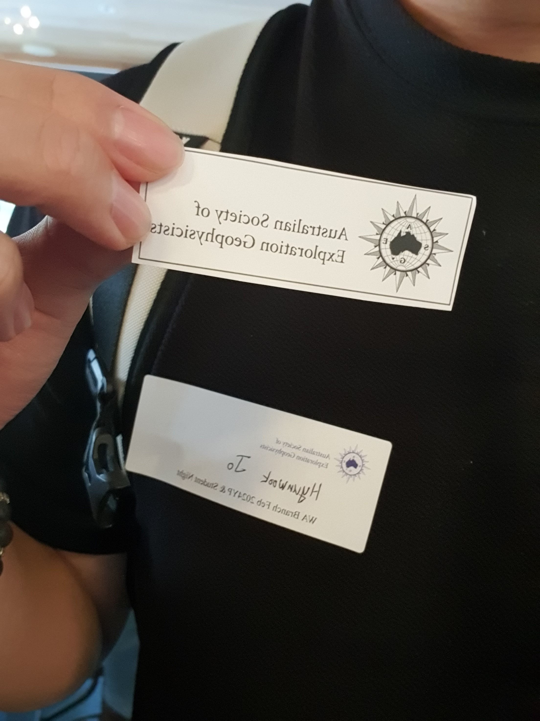 Master's Student Hyun-Wook Jo Attends ASEG Student Social Night in Australia