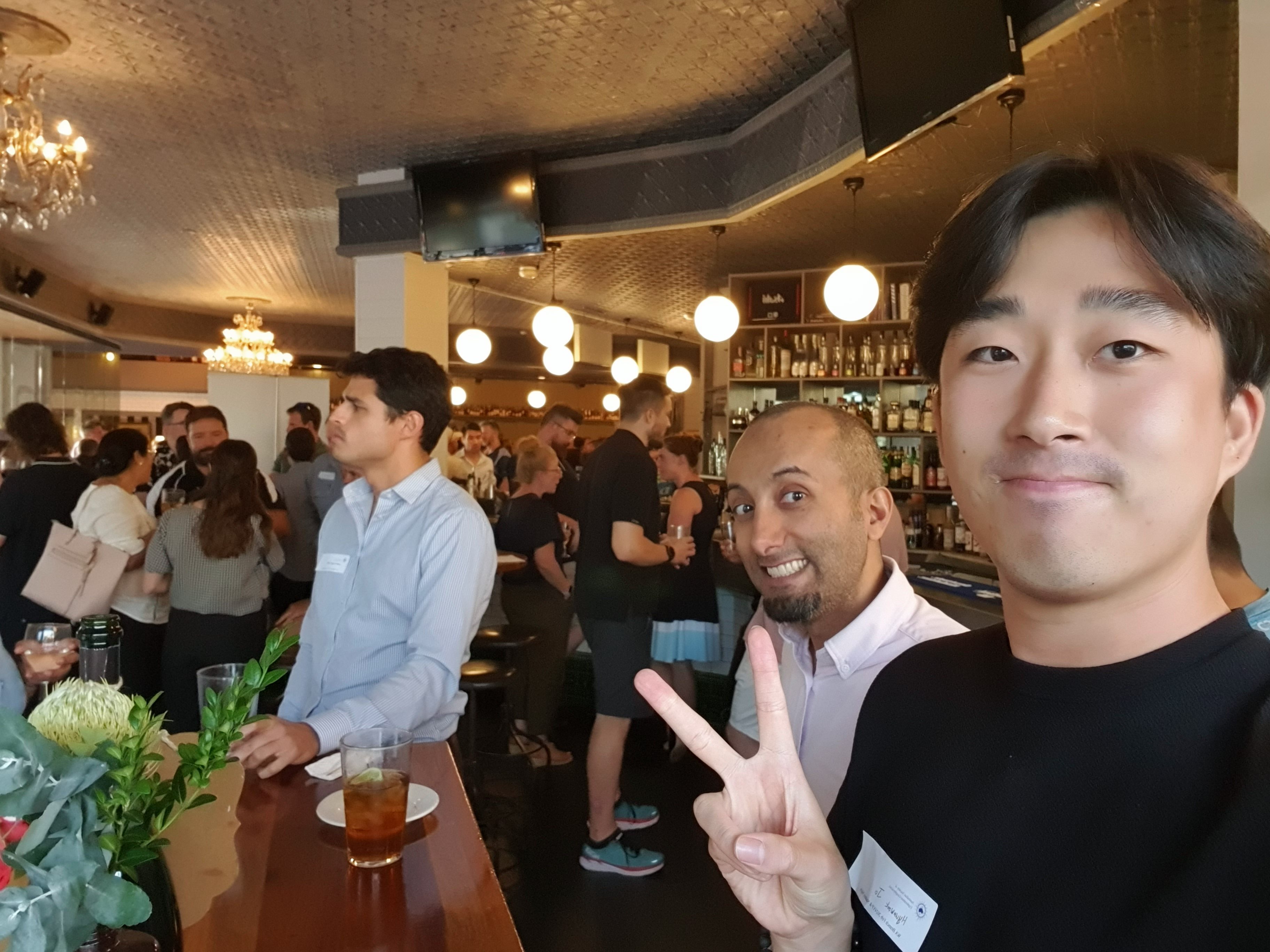 Master's Student Hyun-Wook Jo Attends ASEG Student Social Night in Australia