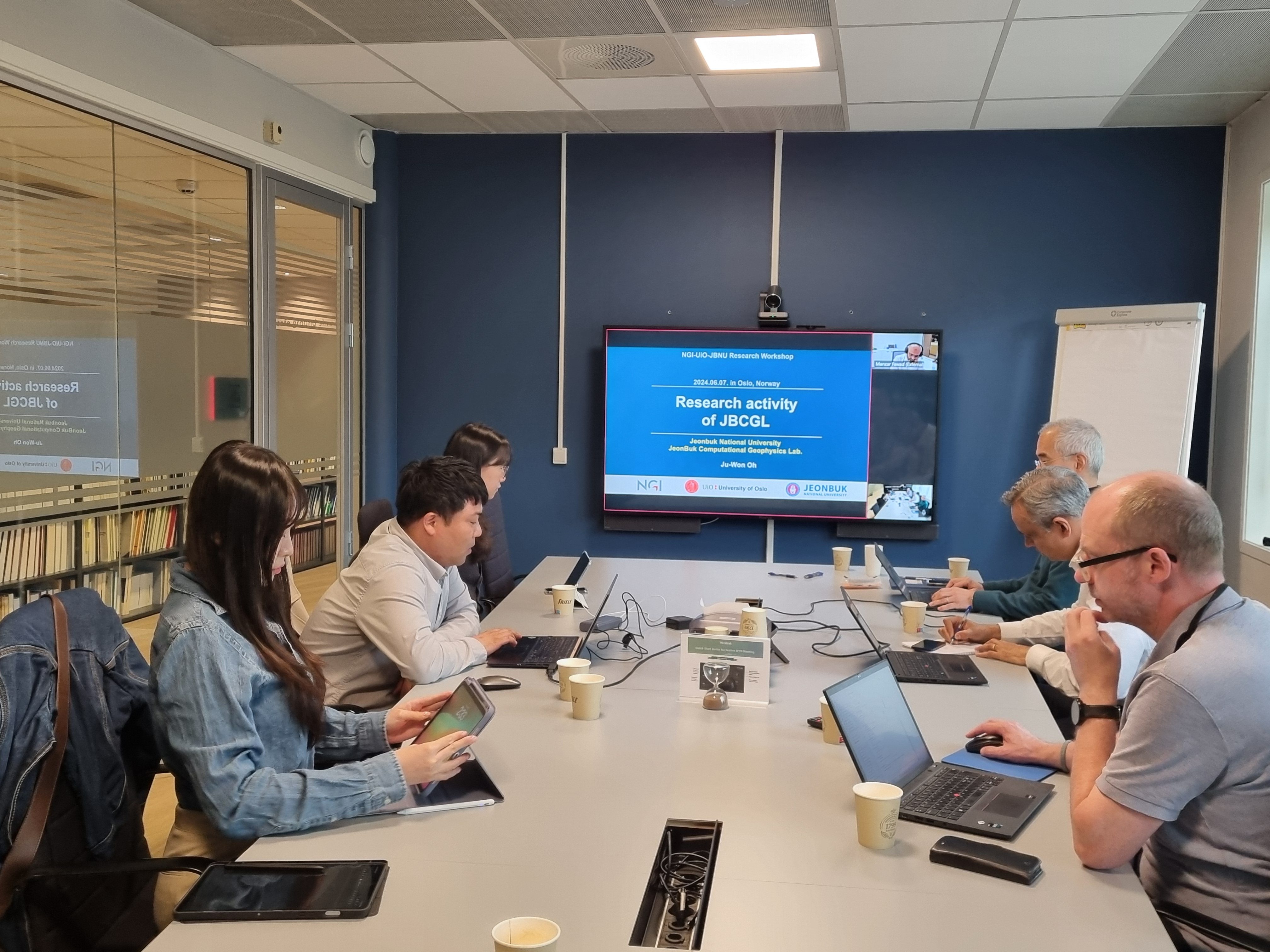 Geophysics Computing Lab Attends NGI-UiO-JBNU Joint Workshop in Norway