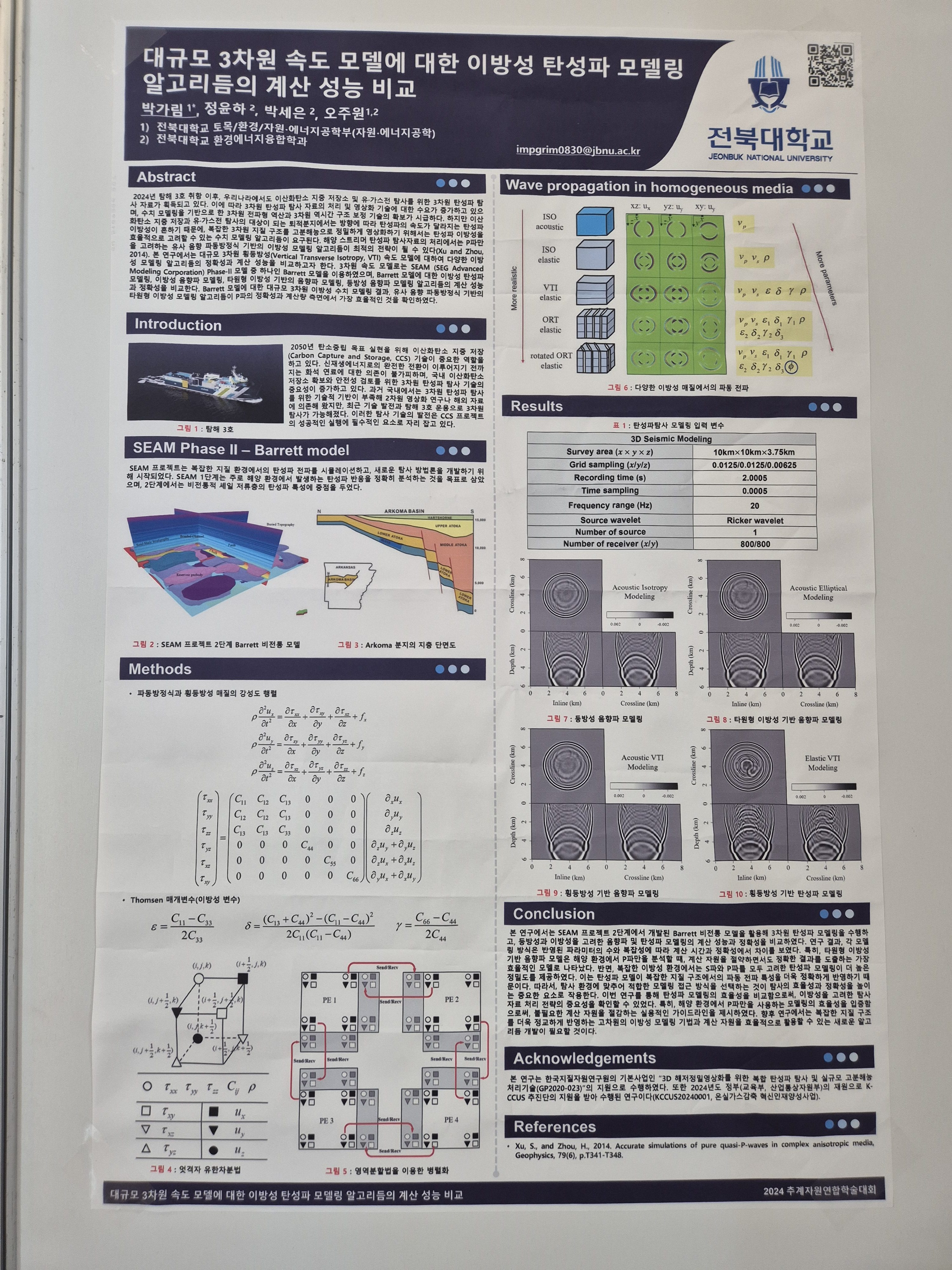 Geophysics Computing Lab Attends KSMER Fall Conference and KOMIR International Symposium and Presents Research