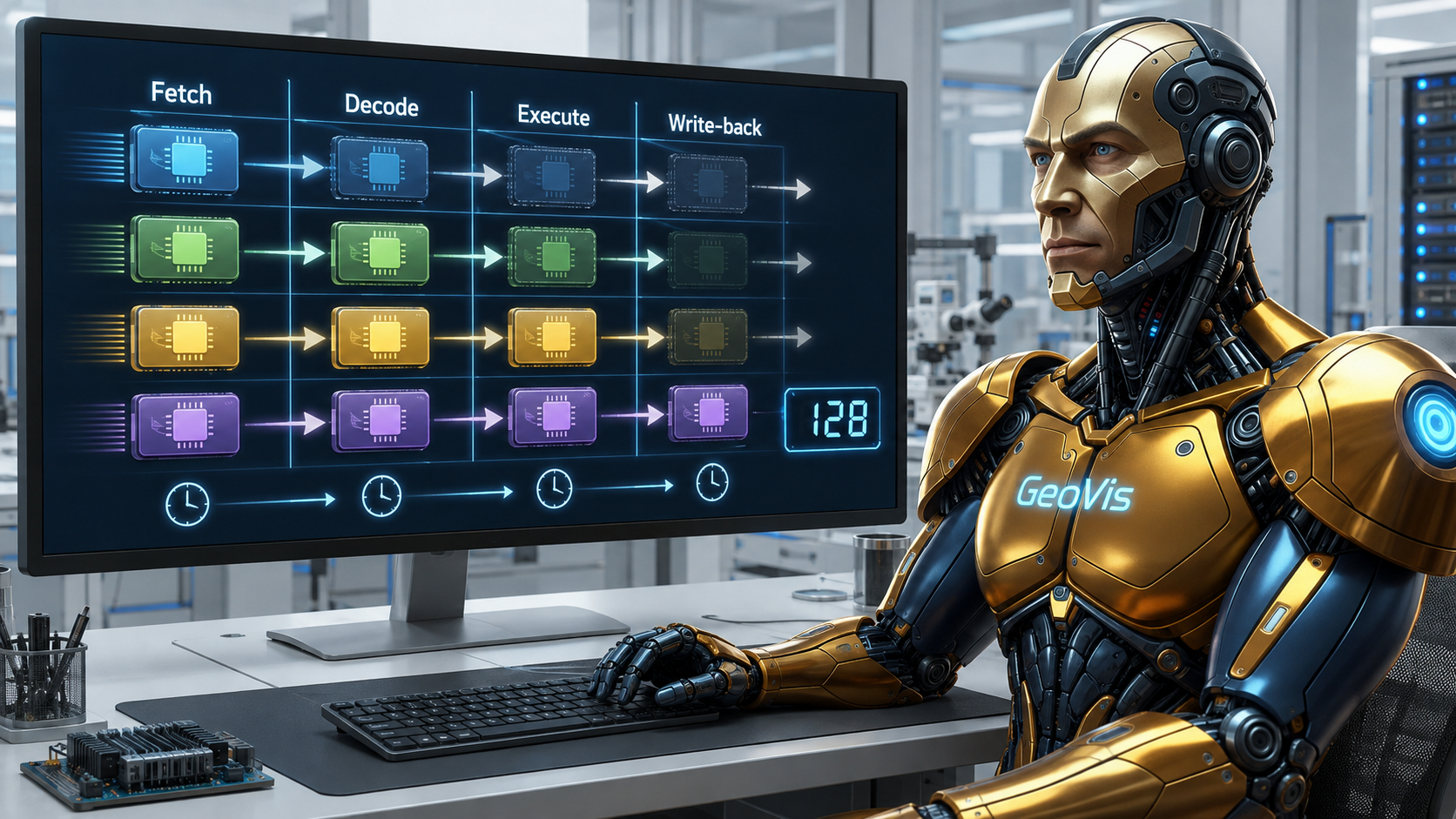 Computer Architecture & Pipelined Processor Design for Scientific Computing