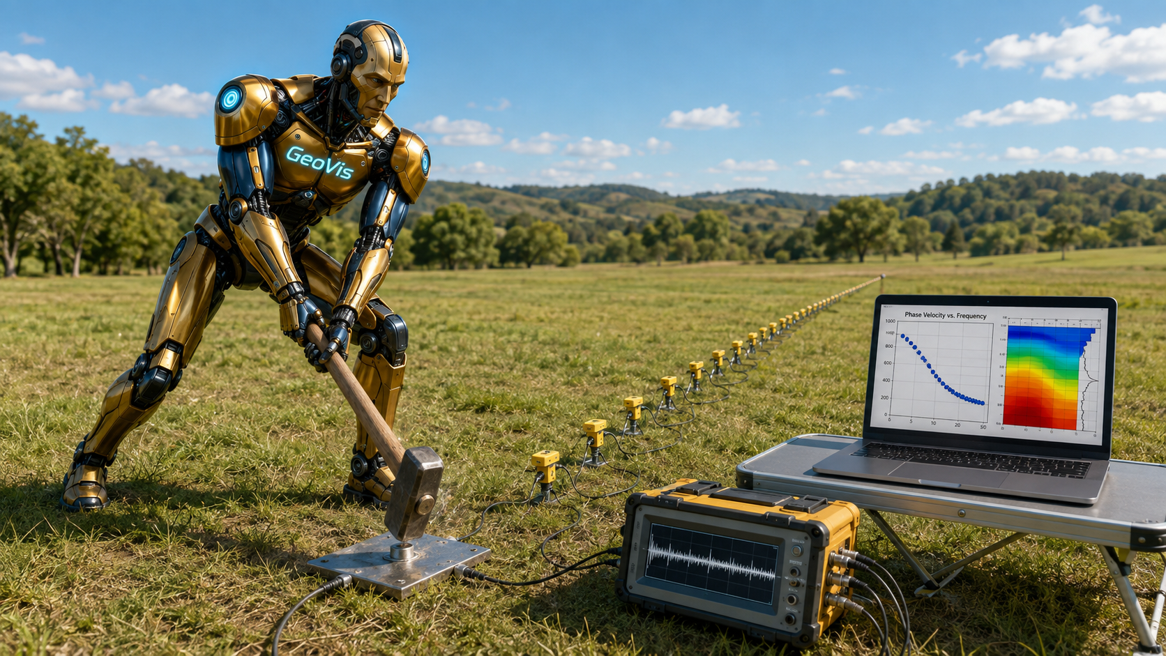 Shallow Seismic Refraction & MASW Surface Wave Methods