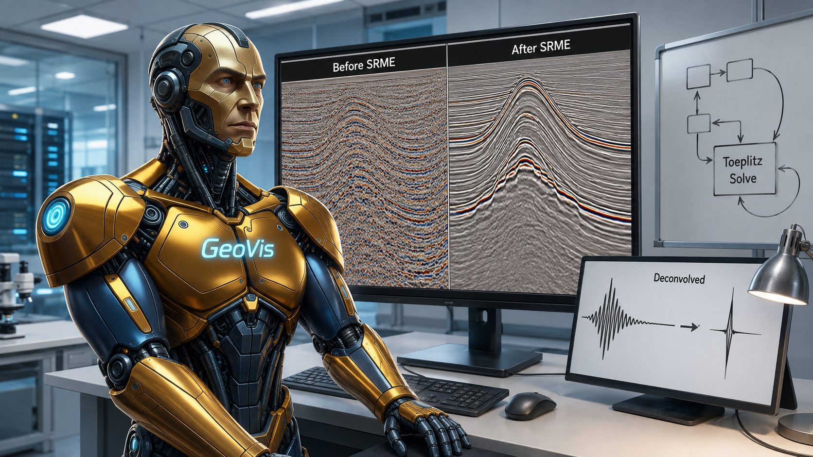 Multiple Attenuation (SRME) & Deconvolution