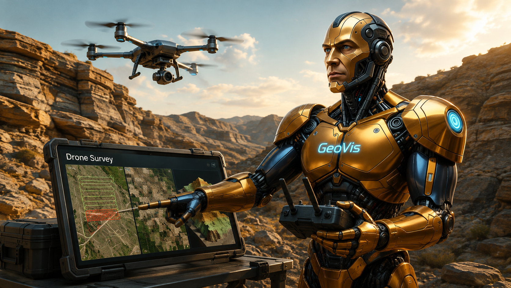 Aerial Robotics & Rotorcraft Design for Drone Geological Mapping